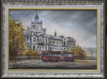 Москва. Романтика  Артикул 2619  Художник Виктория Шеренкова  30Х50  Холст, масло  Цена 7000р.