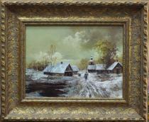 Зима  Артикул 2434 Художник Евгений Каковкин  30Х40  Холст, масло  Цена 9000р.