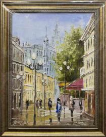 Арбат Артикул 2634 Художник Белла Калашникова Холст, масло Размер 30Х40 Цена 12000р.