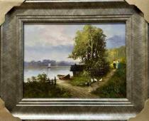 Сельская симфония Артикул 2116 Художник Евгений Каковкин Холст, масло Размер 30Х40 Цена 29000р.