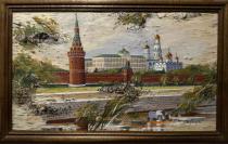 Кремль Артикул 6010 Художник Марина Гаврилова 30Х45 Береста, Темпера Цена 17000р.