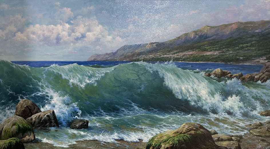 Южная Артикул 2853 Художник Oлeг Подгорнов Холст, масло Размер 100Х160 Цена 280000р.