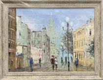 Арбат Артикул 2639 Художник Белла Калашникова Холст, масло Размер 30Х40 Цена 12000р.