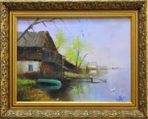 Чайкин берег Артикул 4011 Художник Игорь Медведев 30Х40 Холст, масло, Цена 15000р. 2017 год