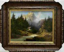 Горная река Артикул 2115 Художник Евгений Каковкин Холст, масло Размер 30Х40 Цена 29000р.