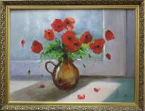 Маки  Артикул 3037 Художник Игорь Медведев 60Х80 Холст, масло, Цена 28000р. 2017 год