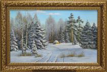 Зима  Артикул 2403 Художник Александр Тюленев  50Х80  Холст, масло  Цена 6000р.