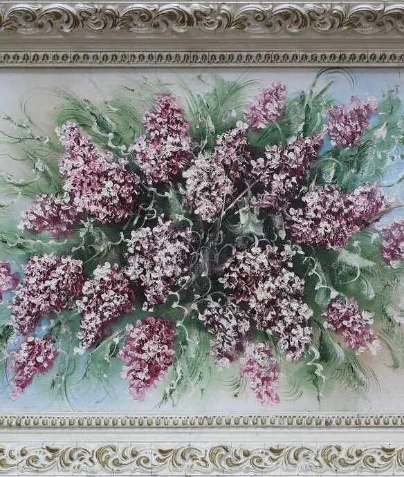 Сирень Артикул 3032 Художник М. Дудник 30Х40 Холст, масло, Цена 5000р. 2014 год